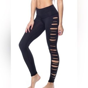 Teeki ‘Jimi’ Laser Shredded Leggings (S)